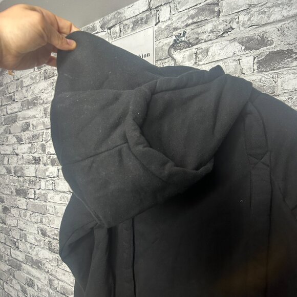 EUC JNBY Black Zip Up Hoodie Size Large (100% Cotton) - Picture 10 of 16